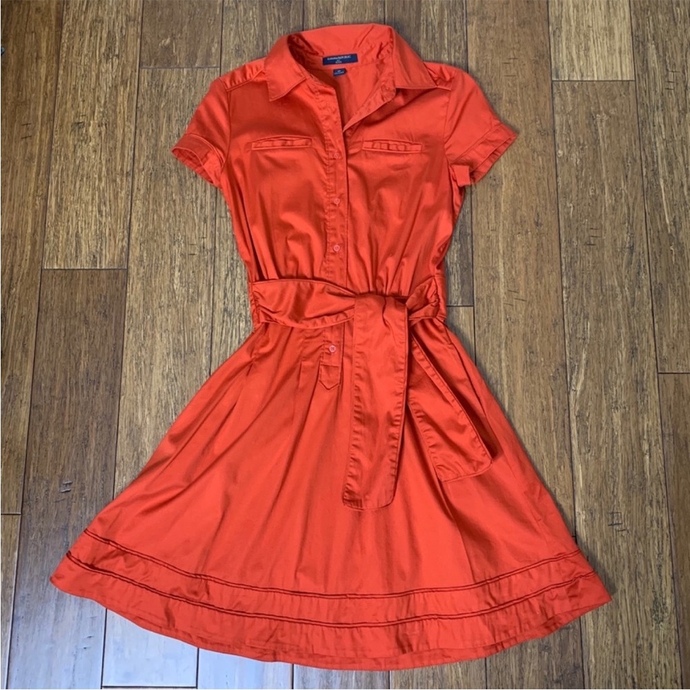 Banana Republic Pumpkin Orange Dress, size OP